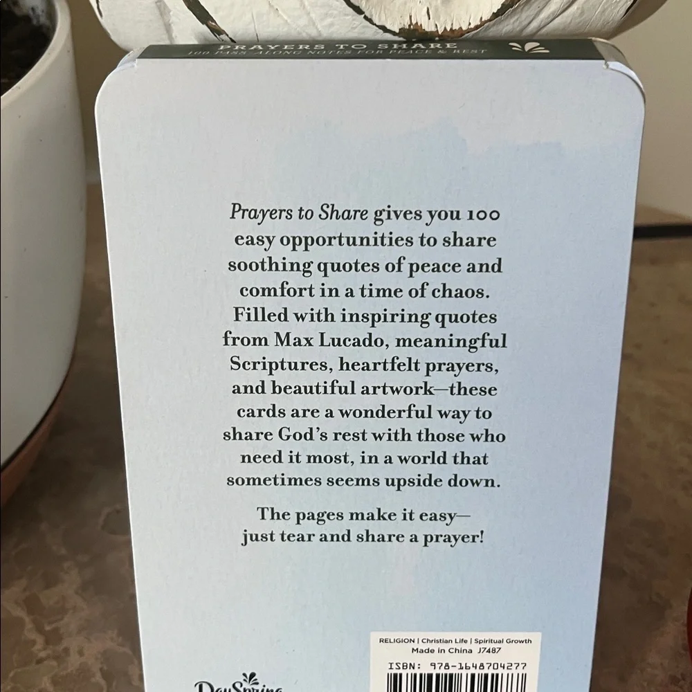 100 Pass-Along Notes of Encouragement Love by Max Lucado on Peace & Rest - Picture 3 of 8